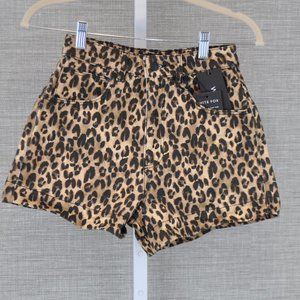 NWOT White Fox Boutique Leopard Shorts - XS
